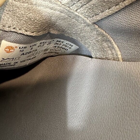 Timberland Women's Emerson Point Leather Platform Loafer Shoe Slip On Gray - Picture 7 of 7